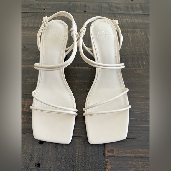 Marc Fisher Shoes - Marc Fisher White Strappy Sandals